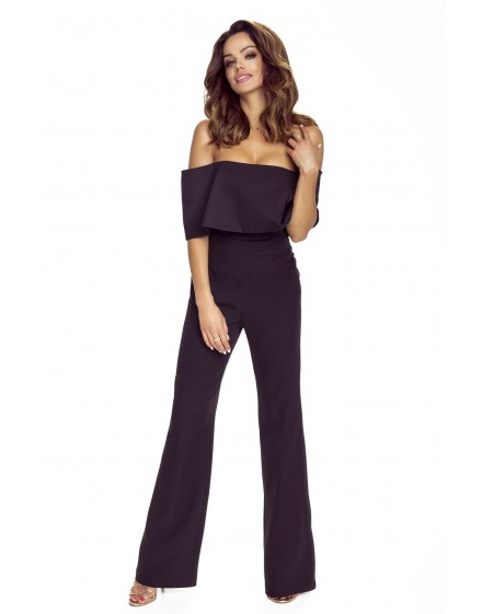 112-05 IVO jumpsuit with bare shoulders (black)